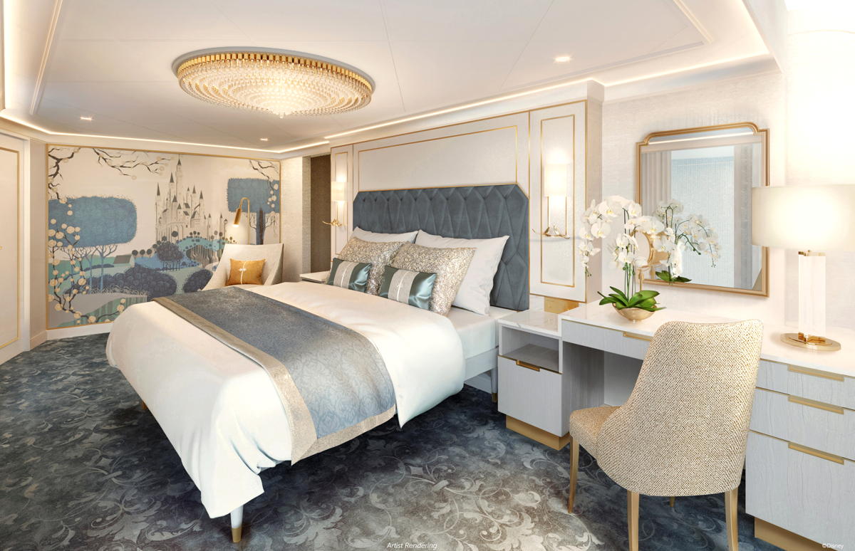 Disney Wish' Princess Aurora Royal Suite. (Disney Cruise Line)